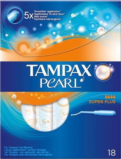 Tampax Pearl Super Plus 18 S - Highfy.pk