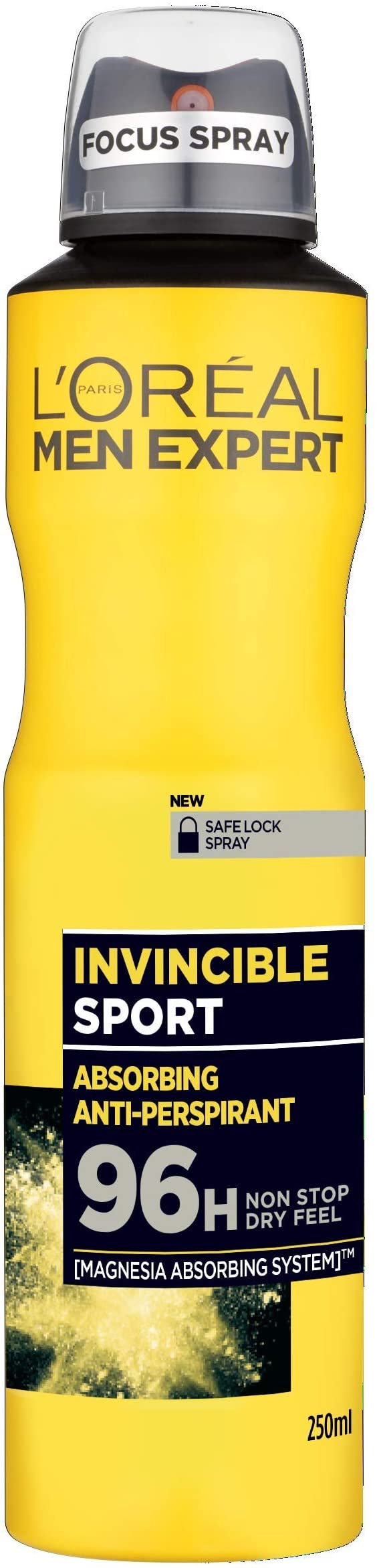 L'Oreal Men Expert 96H A/P Deodorant Spray Invincible Sport 250Ml - Highfy.pk
