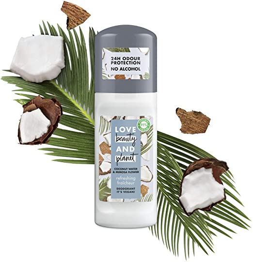 Love Beauty And Planet Roll On Coconut Water & Mimosa Flower 50Ml - Highfy.pk
