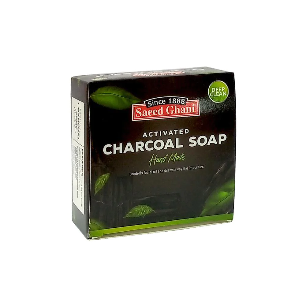 Saeed Ghani - Charcoal Handmade Soap 90gm - Highfy.pk