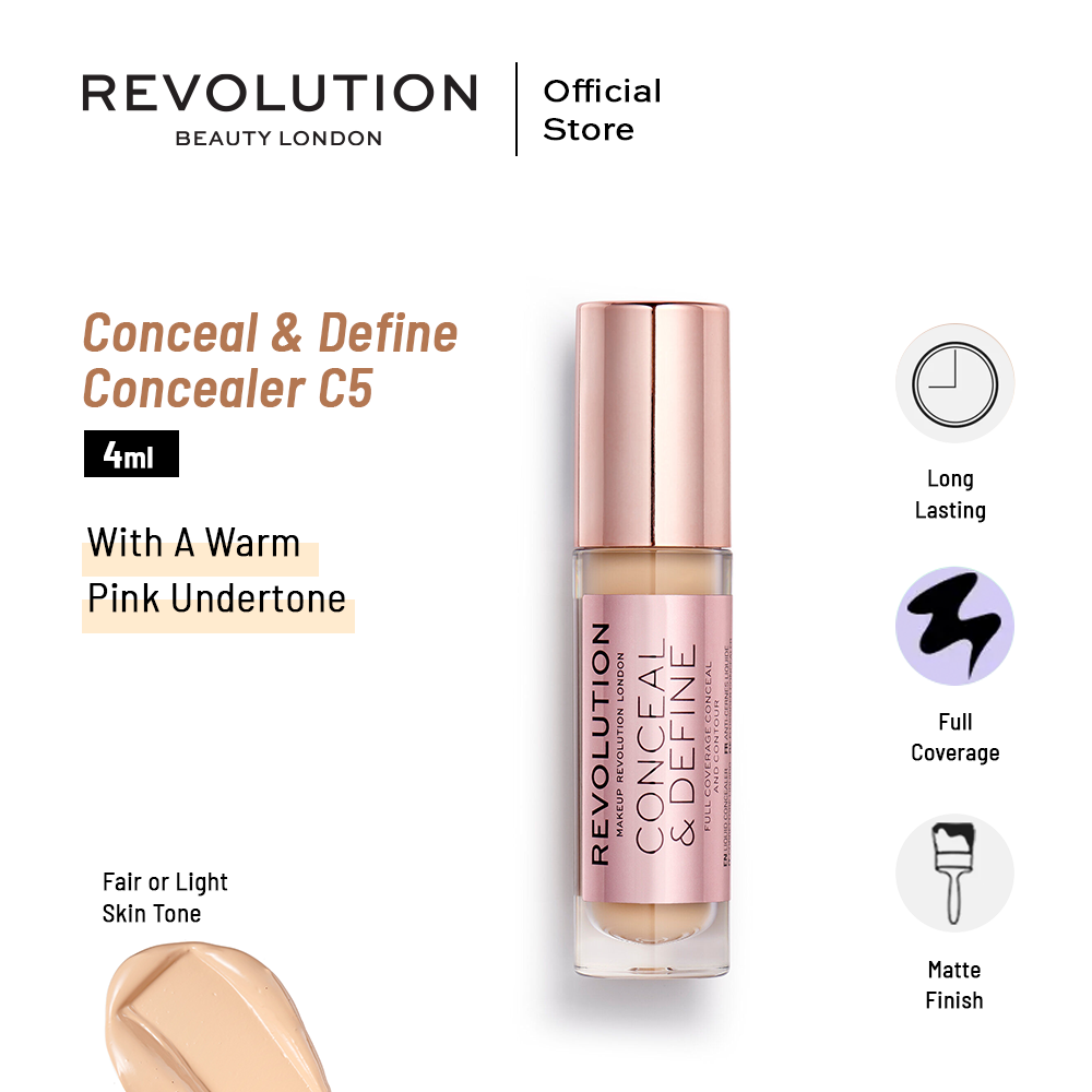 Makeup Revolution Conceal & Define Concealer C5 4ml
