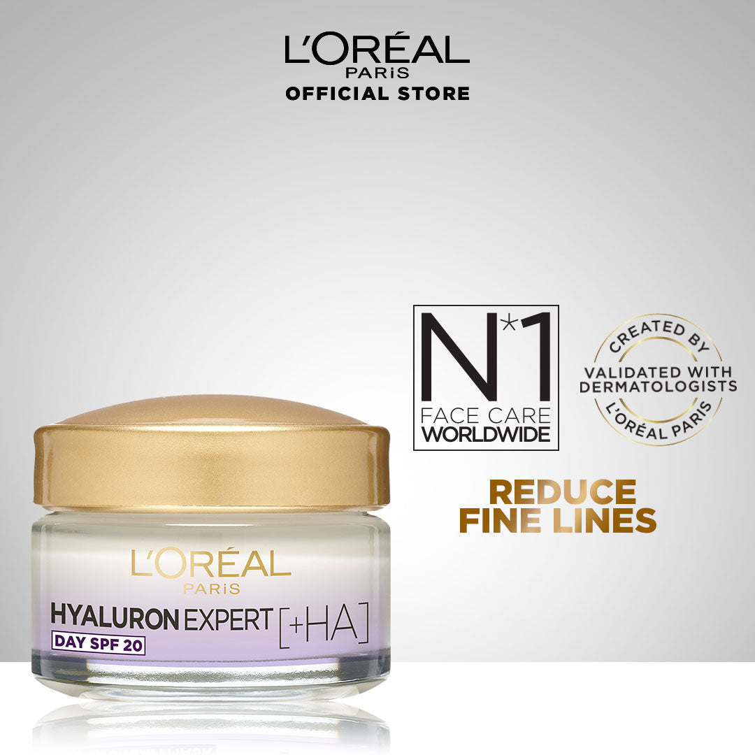 L'Oreal Paris Hyaluron Expert Replumping Moisturizing Day Cream Spf 20 50 Ml - Highfy.pk