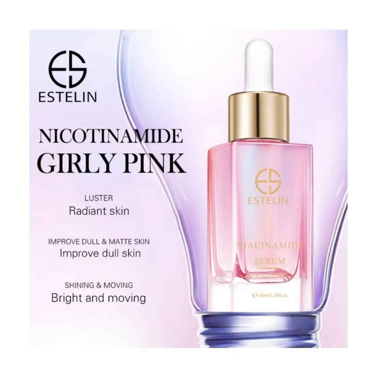 Estelin Niacinamide Serum Brightening 40Ml - Highfy.pk