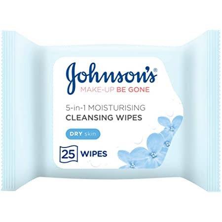Johnsons Face Care Wipes Make Up Be Gone Moisturising 25S - Highfy.pk