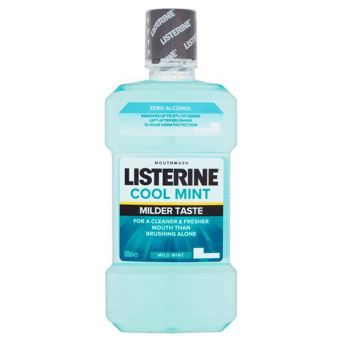 Listerine Mouth Wash Cool Mint Mild Mint 500Ml - Highfy.pk