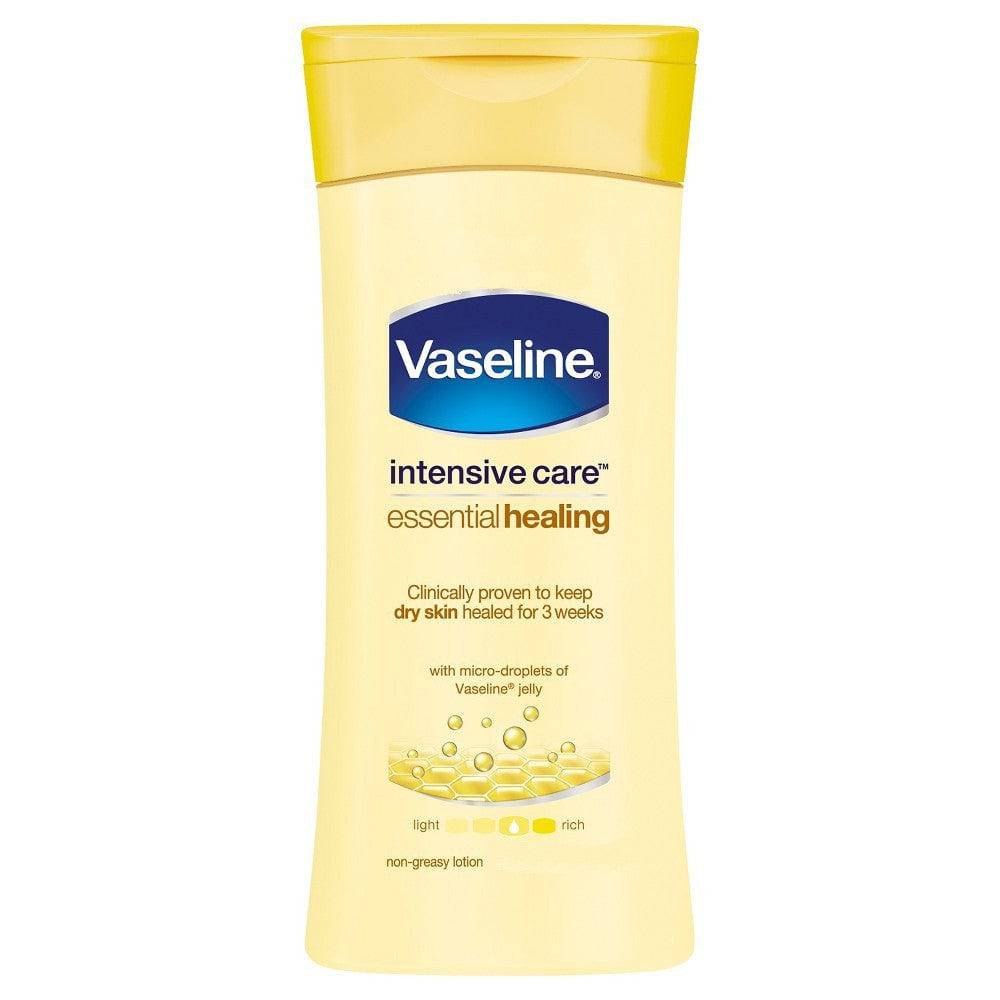 Vaseline Body Lotion Intensive Care Essential Healing 200Ml - Highfy.pk