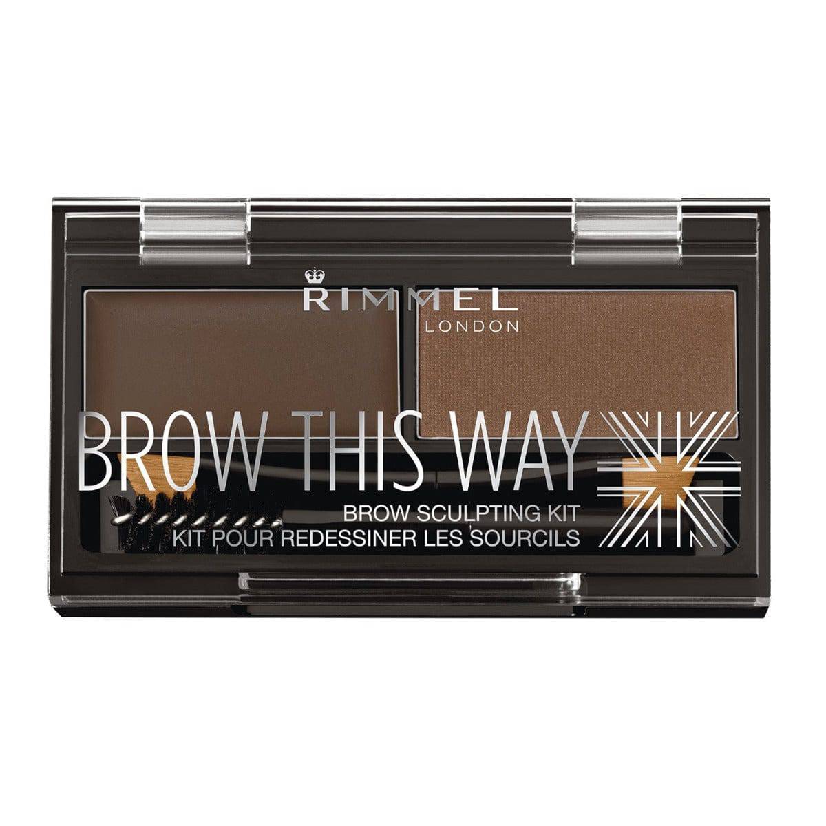 Rimmel - BROW THIS WAY PALLET - DARK BROWN 034-003