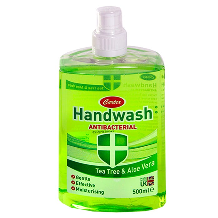 Certex Hand Wash Anti-Bacterial Tea Tree & Aloe Vera 500Ml - Highfy.pk