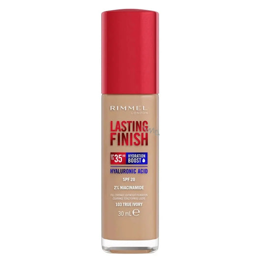 Rimmel - Lasting Finish Hyaluronic Acid Long-Lasting 103 True Ivory