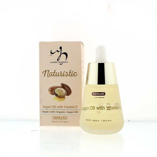 Hemani - Naturistic - Organic Argan Oil with Vitamin E