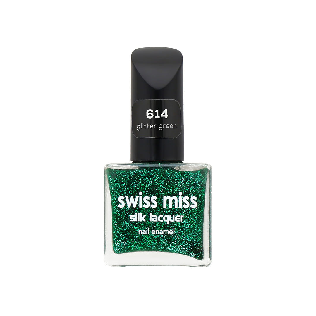 Swiss Miss - Glitter Green (614) - Nail Polish