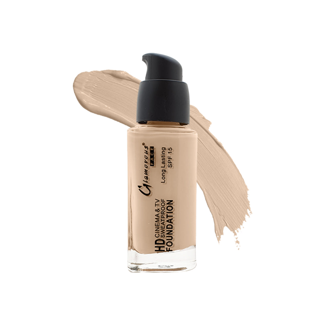Glamorous Face - HD Cinerma & TV Sweatproof Foundation SPF15