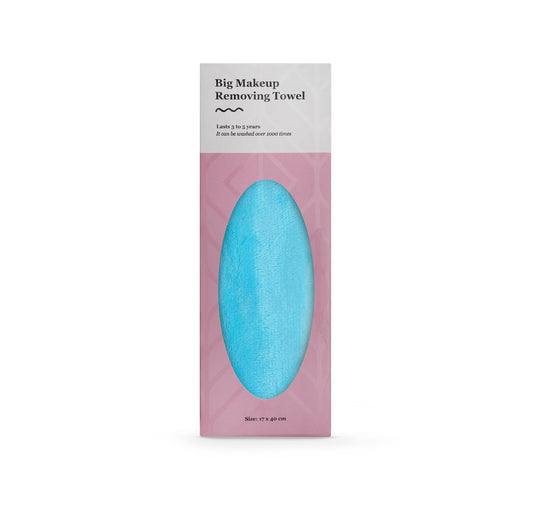 GOmicro - Microfiber Makeup Removal Towel - Aqua Blue