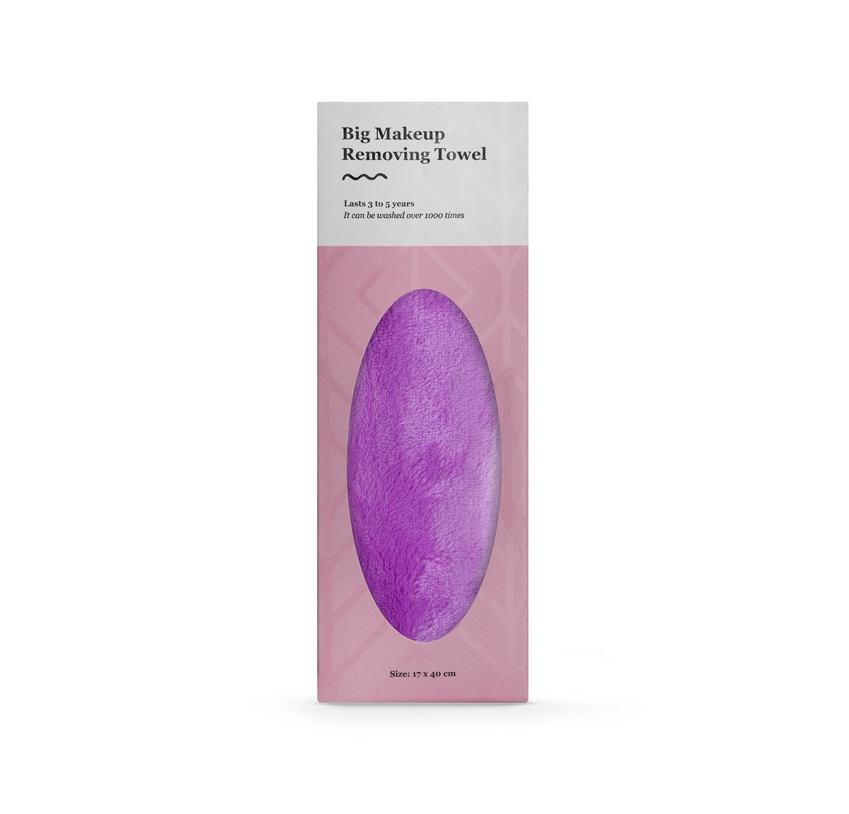 GOmicro - Microfiber Makeup Removal Towel - Pinkish Purple