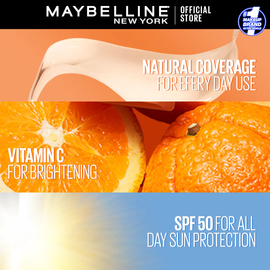 Maybelline - Fit Me Fresh Tint Vit C + Spf 50- 30Ml - Shade 0.5