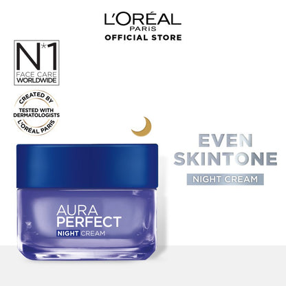 L'Oreal Paris Aura Perfect Night Cream 50 Ml - For Brighter Skin