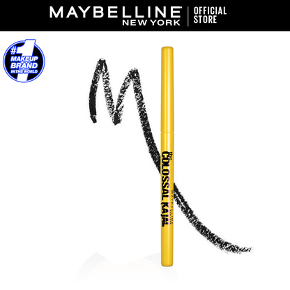 Maybelline New York Colossal 6 Hr Kajal Khol Liner - 01 Black Smudge Proof Kajal - Highfy.pk