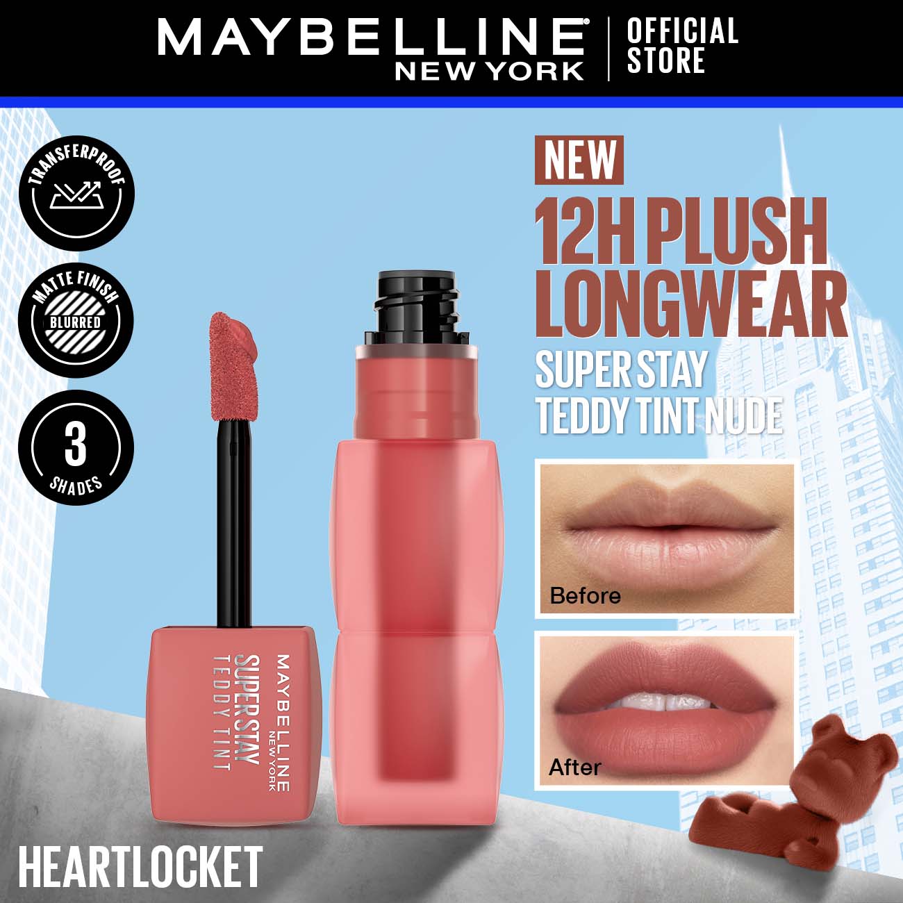 Maybelline - Superstay Teddy Lip Tint