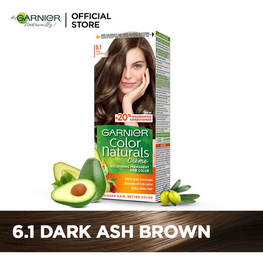 Garnier - Color Naturals Hair Colors - 6.1 Ashy Light Brown