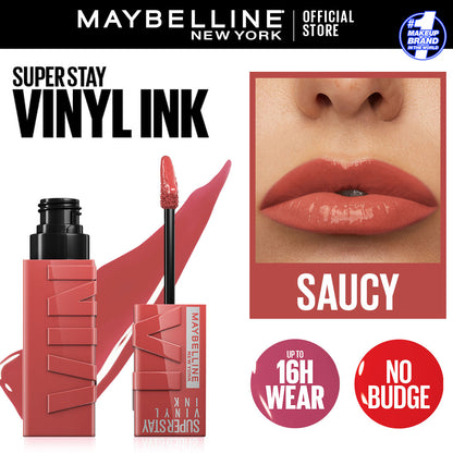 Maybelline New York Superstay Vinyl Ink - Saucy