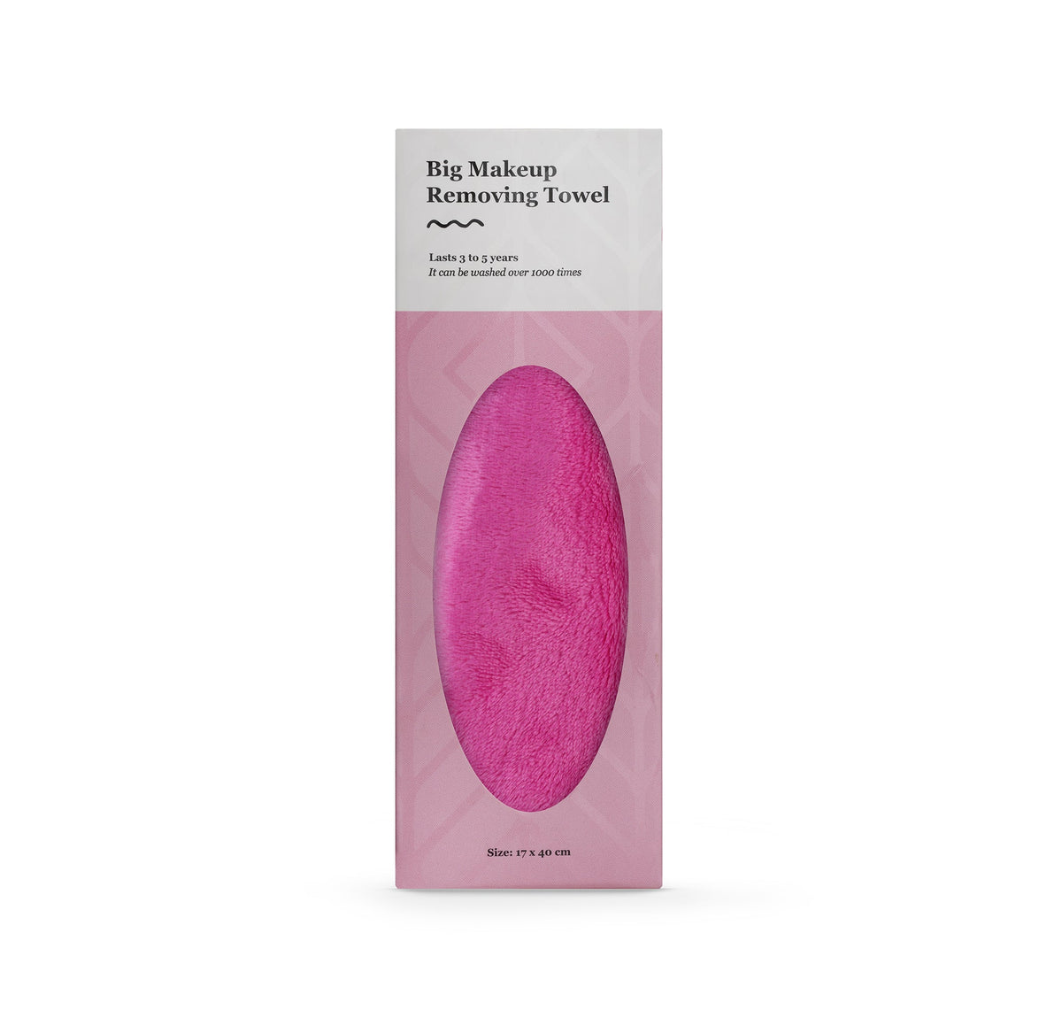 GOmicro - Microfiber Makeup Removal Towel - Pink