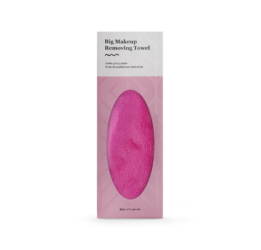 GOmicro - Microfiber Makeup Removal Towel - Pink