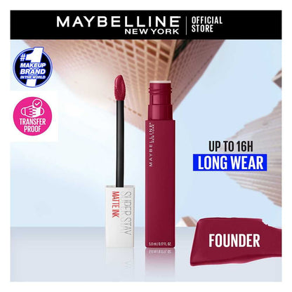 Maybelline Superstay Matte Ink Lipstick, 115, Founder