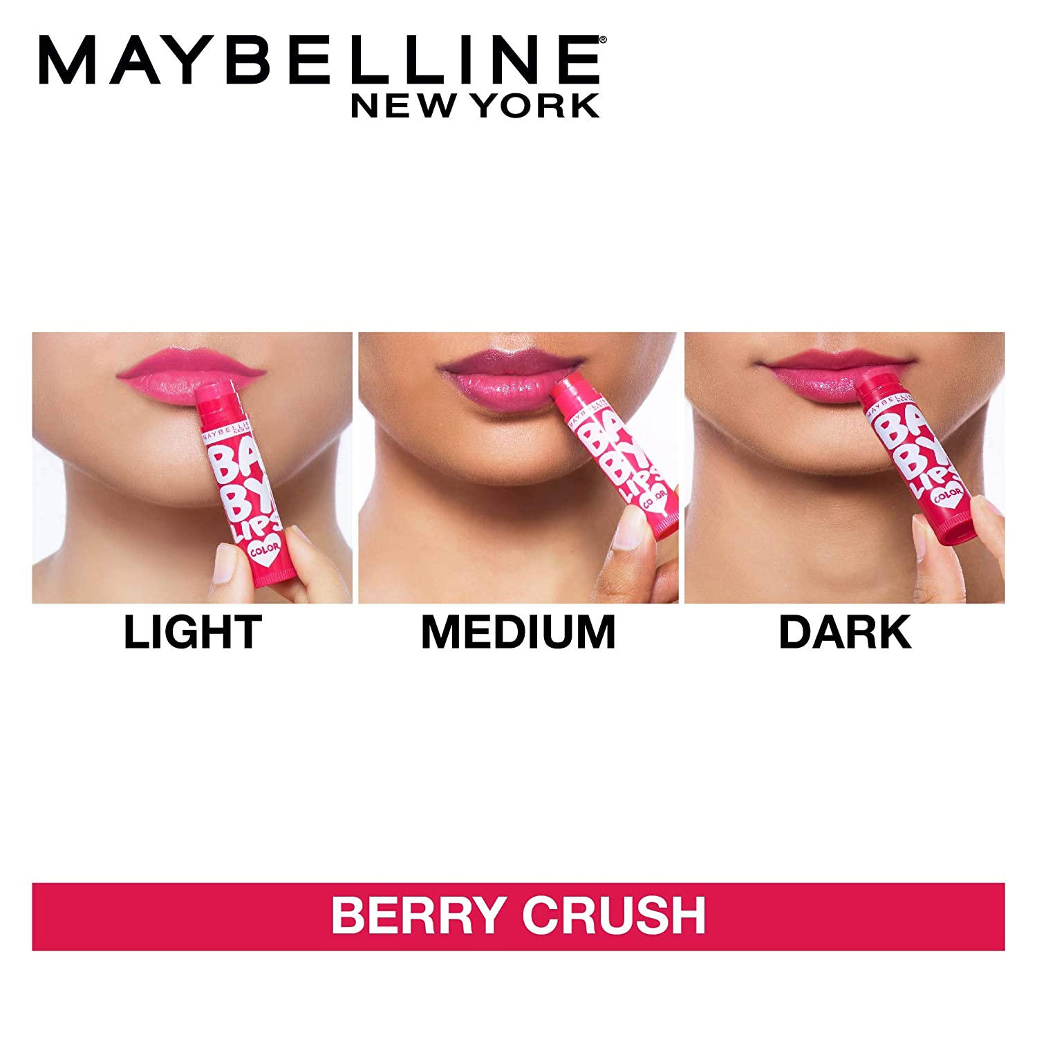 Maybelline New York Baby Lips  - Moisturizing Tinted Lip Balm Berry Crush - Highfy.pk