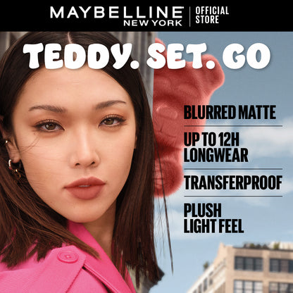 Maybelline New York's Super Stay Teddy Tint™: The 12-Hour Liquid Lip Tint!