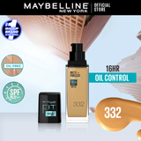 Maybelline Ny New Fit Me Matte + Poreless Liquid Foundation Spf 22 - 332 Golden Caramel 30Ml - For Normal To Oily Skin - Highfy.pk