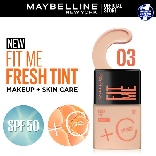 Maybelline Fit Me Fresh Tint Vit C + Spf 50- 30Ml Shade 03
