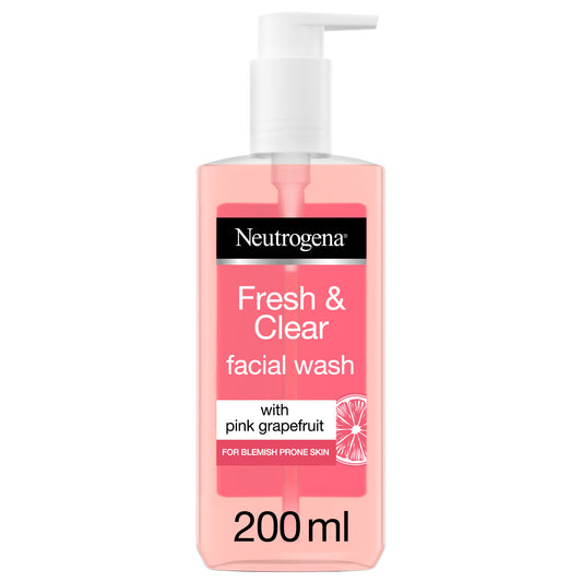 Neutrogena Refreshingly Clear Pink Grapefruit Facial Wash Pump - Highfy.pk