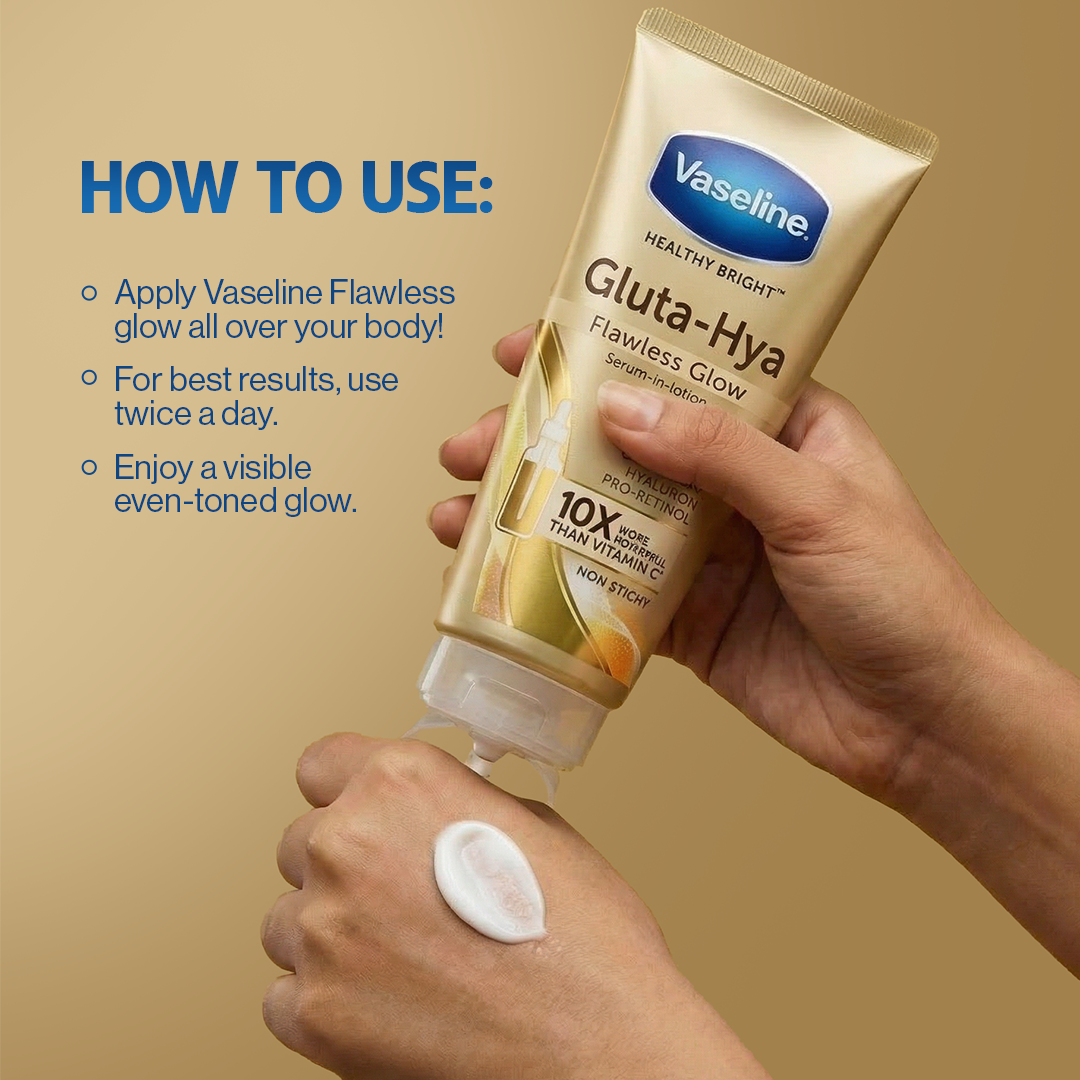 Vaseline - Gluta Hya Flawless Glow Serum - 200ml
