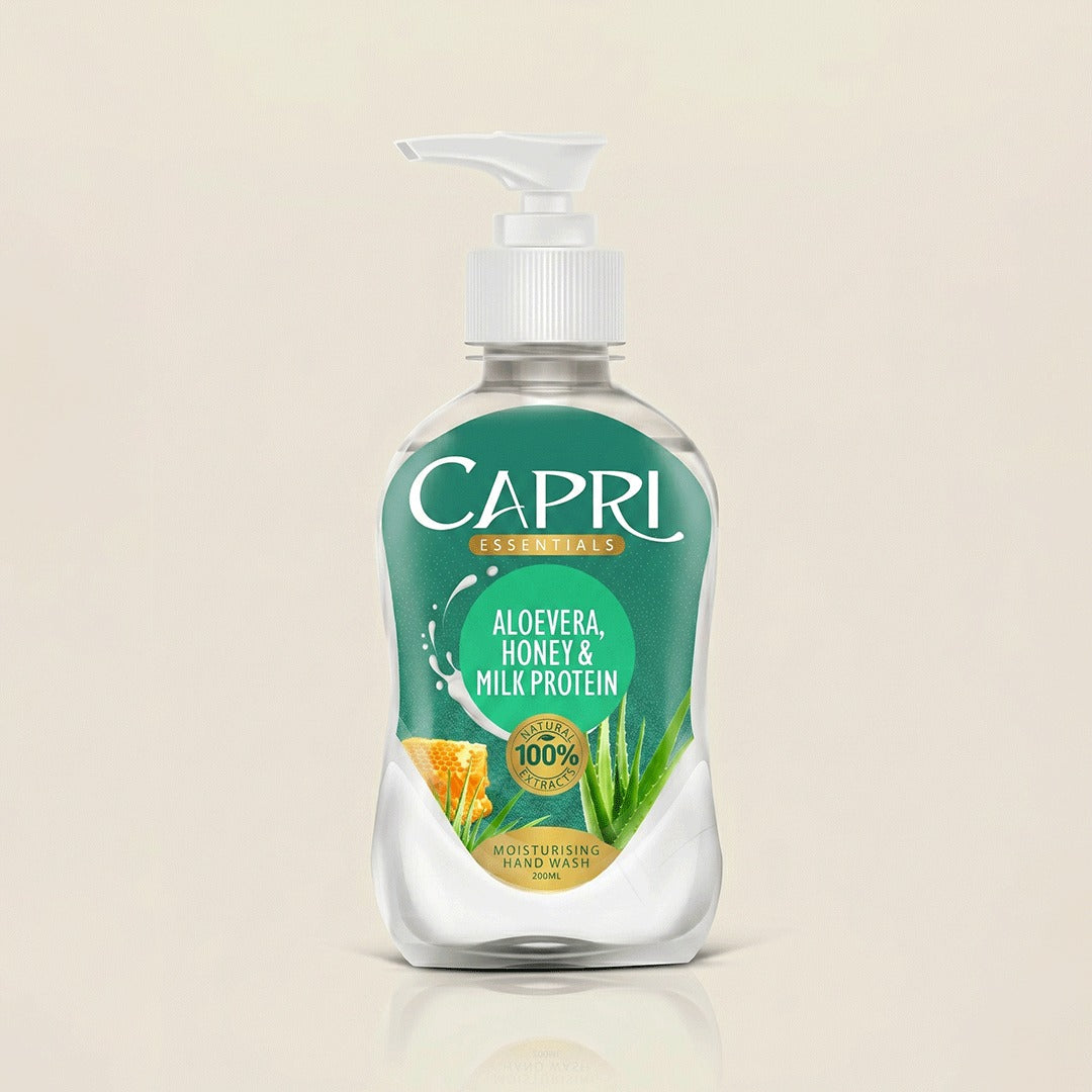 Capri - Hand Wash Aloevera, Honey & Milk Protein - 200ml