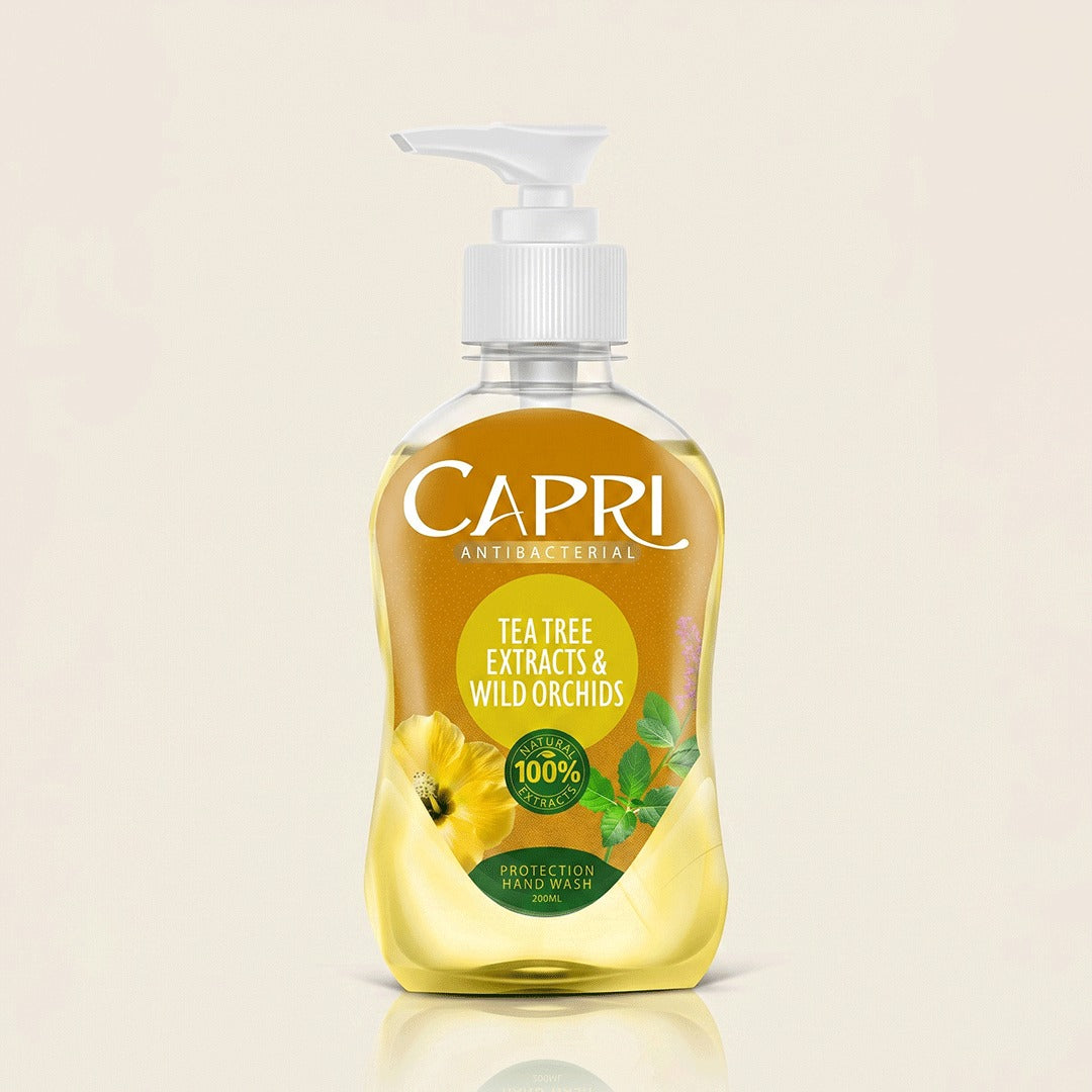Capri - Hand Wash Tea Tree Extracts & Wild Orchids - 450ml