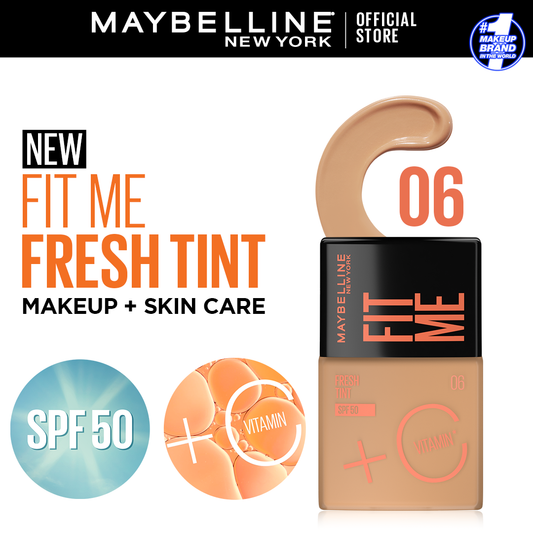 Maybelline Fit Me Fresh Tint Vit C + Spf 50- 30Ml Shade 06