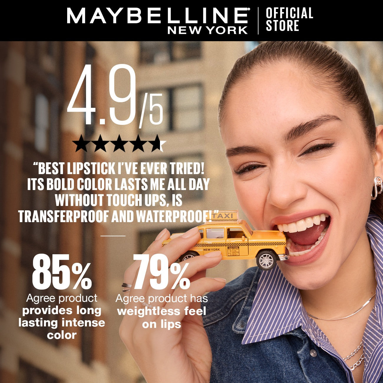 Maybelline New York Super Stay Matte Ink® Bold Long-Lasting Liquid Lipstick 