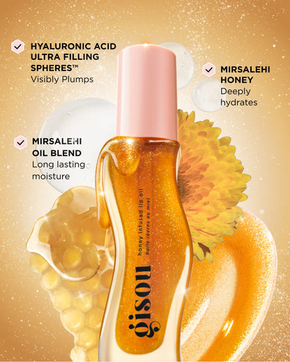 Gisou - Honey Infused Hydrating Lip Oil - 8 Ml
