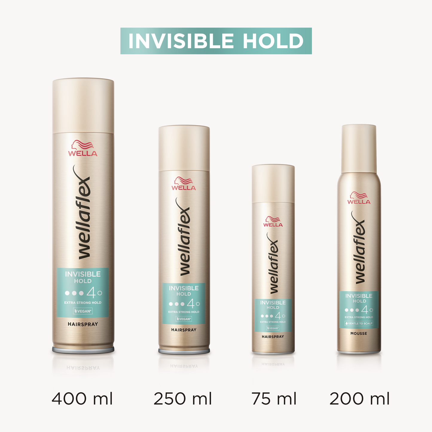 Wella - Wellaflex Invisible Hold Hairspray - 400Ml