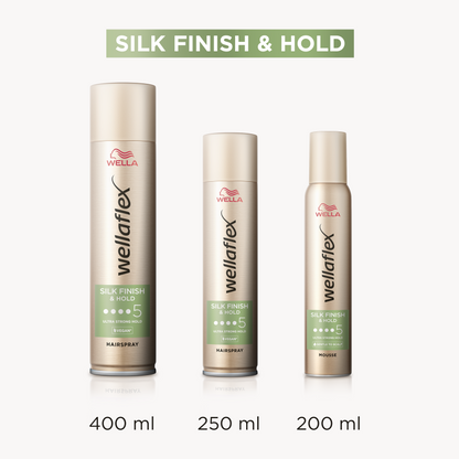 Wella - Wellaflex Silk Finish & Hold Hairspray - 400Ml
