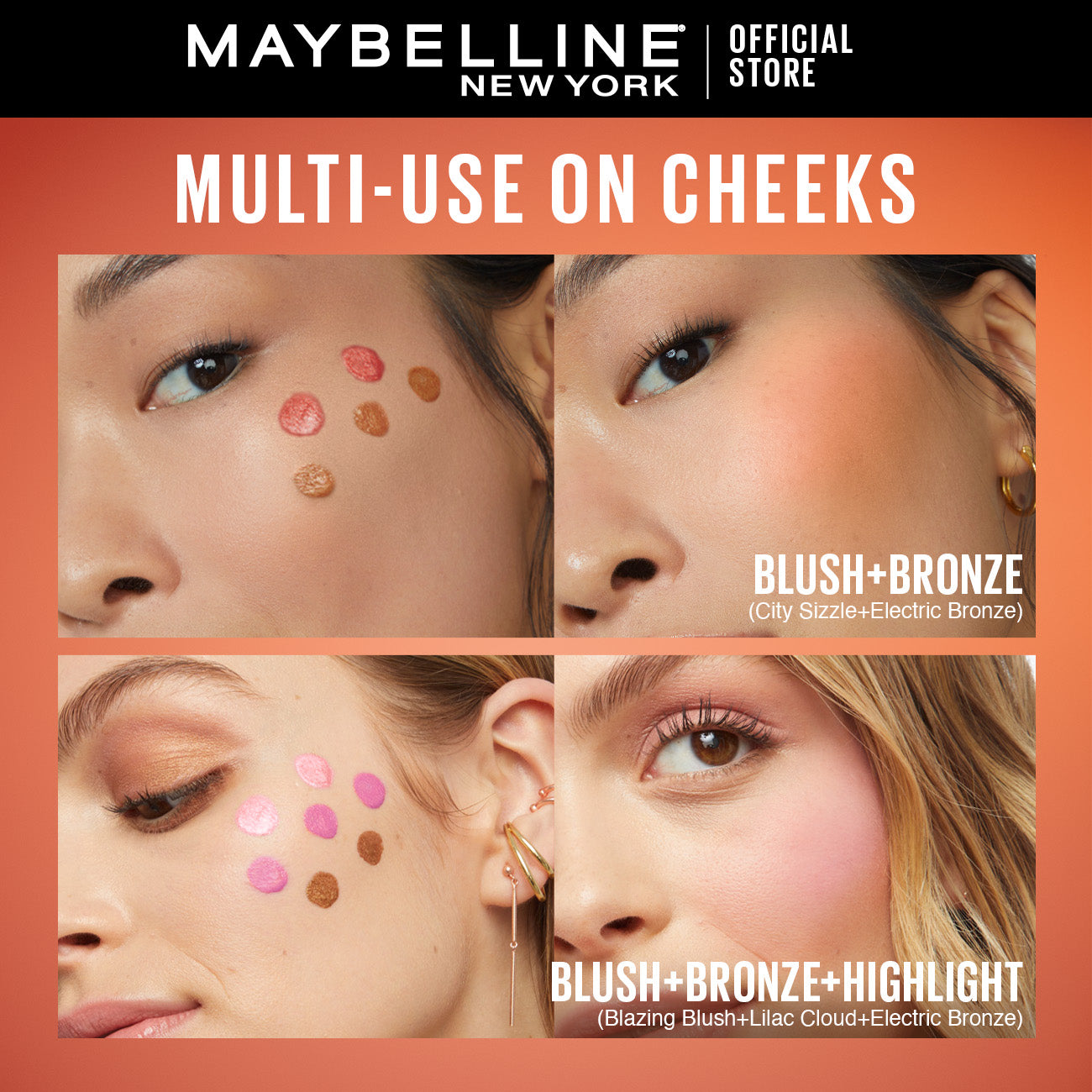 Maybelline New York, Sunkisser Liquid Glow Blush With Vitamin E