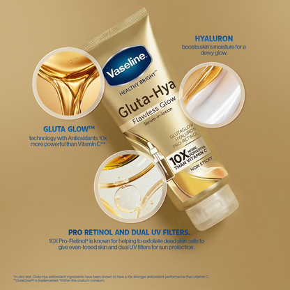 Vaseline - Gluta Hya Flawless Glow Serum - 200ml