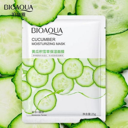 Bioaqua Cucumber Facial Mask - 1 PC