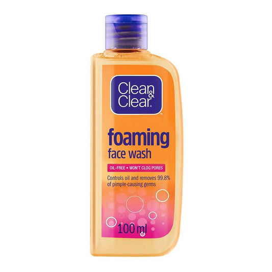 Clean & Clear Foaming Face Wash Oil Free 100Ml