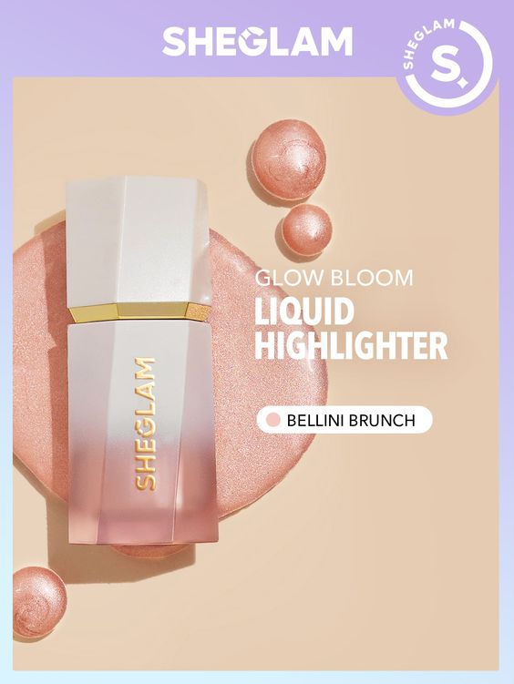 Sheglam Glow Bloom Liquid Highlighter - Bellini Brunch