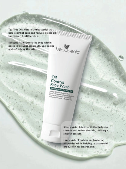 Beautenic - Oil Control Facewash Tea Tree Oil+ Salicylic Acid