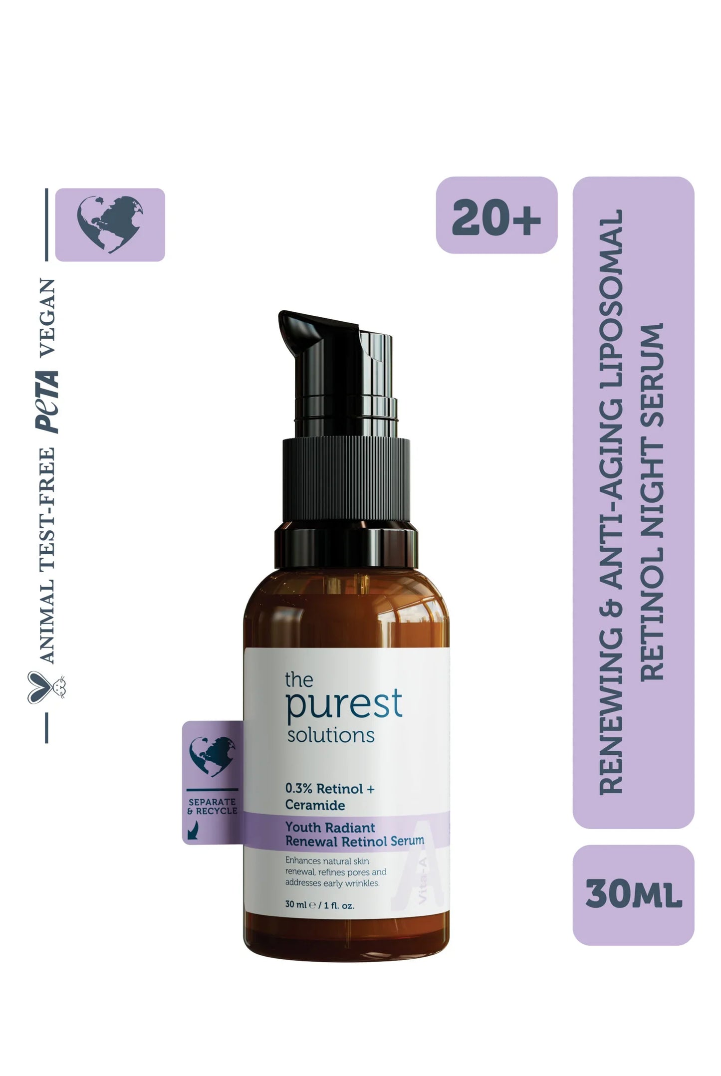 The Purest Solution - Youth Radiant Renewal Retinol Serum - 30ML