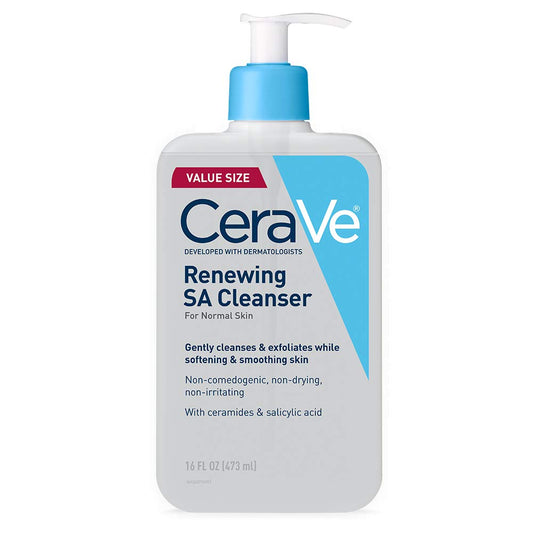 Cerave Sa Cleanser Renewing For Normal Skin 16Oz/473Ml