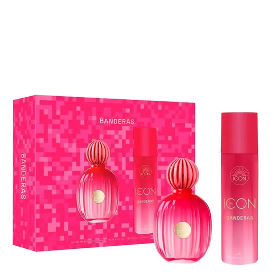 Antonio Banderas The Icon For Women Set EDP 100Ml+Deo Spray 150Ml