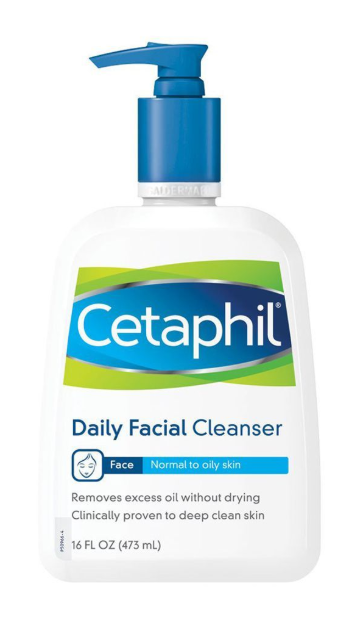 Cetaphil Daily Facial Cleanser Normal To Oily Skin 16Oz/473Ml